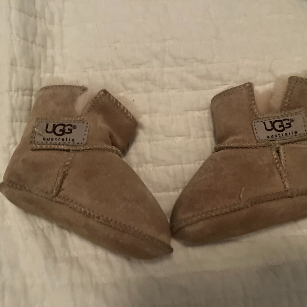 Ugg Brown Booties Kids size 2